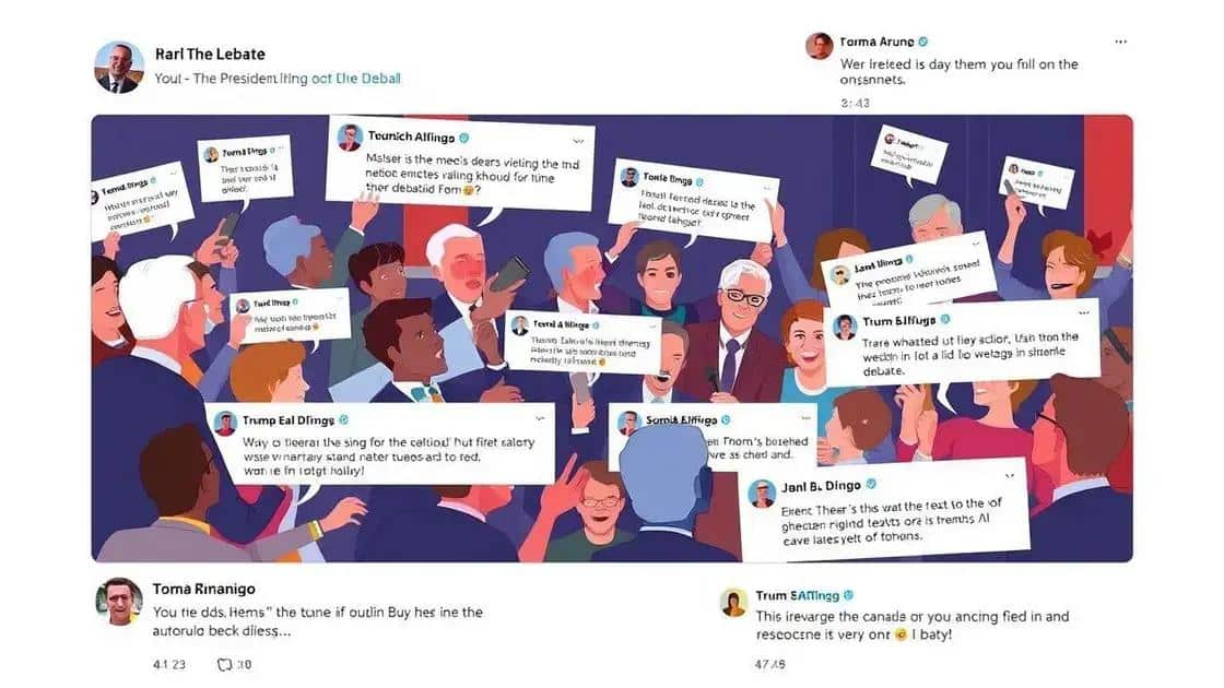How social media shapes debate perceptions