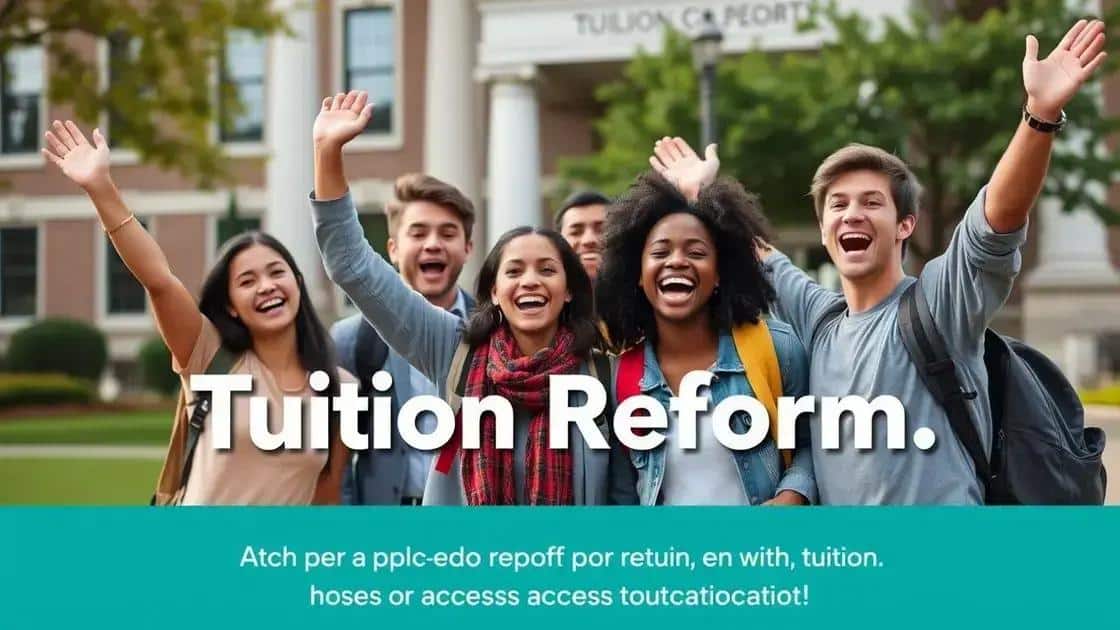 Benefits of reforming college tuition