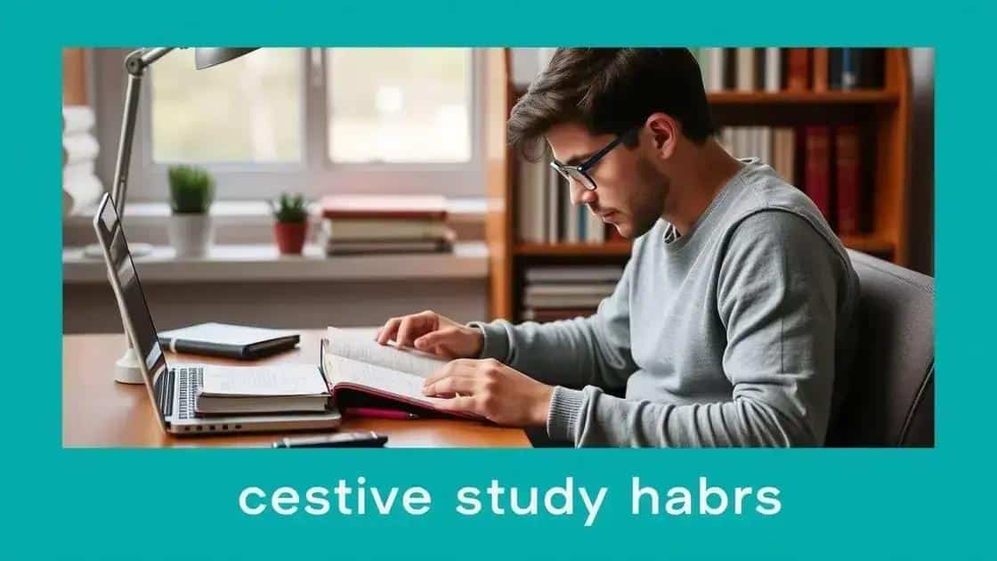 Study habits that boost learning efficiency