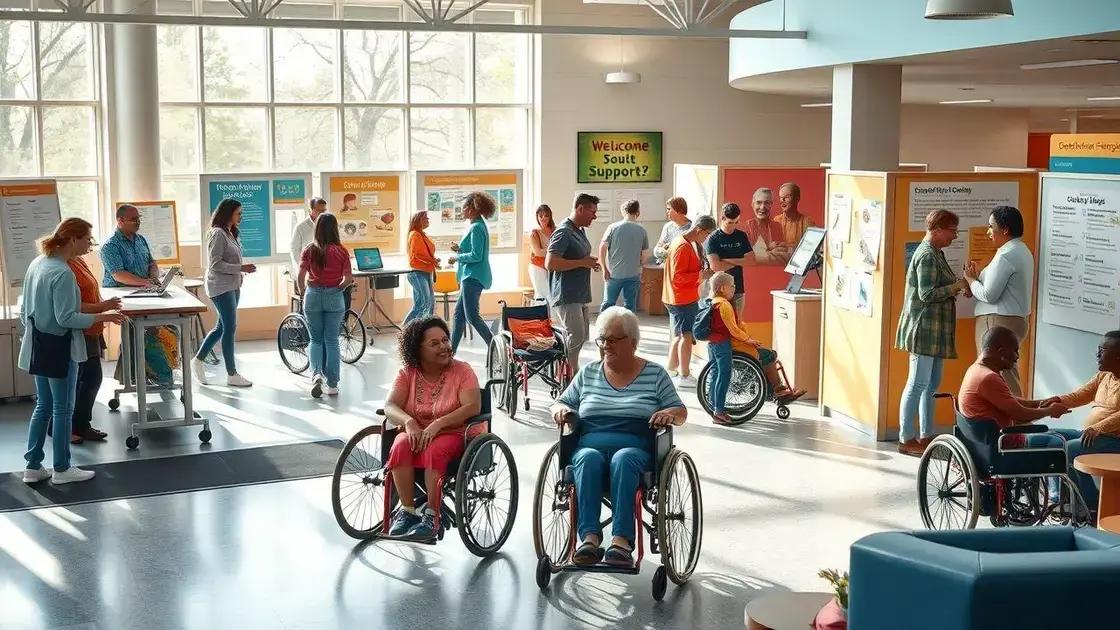 Community resources for disabled individuals
