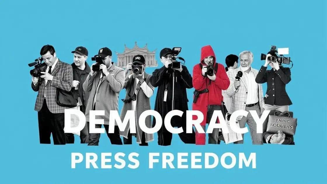 Impact of press freedom on democracy