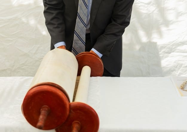 A gavel striking a sound block, symbolizing the legal and judicial processes involved in imposing sanctions and holding cybercriminals accountable. Lines of code in the background suggest the digital nature of the crimes.