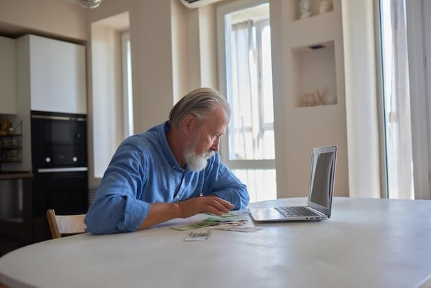 A person using a laptop at home, reviewing account balances and adjusting contribution percentages for their retirement savings plans.