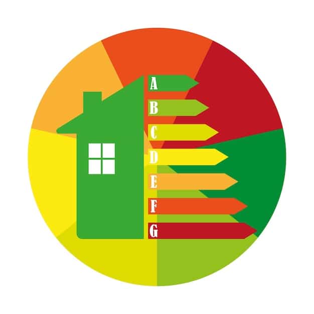 A pie chart illustrating the distribution of energy consumption in a typical household, highlighting areas where energy-efficient upgrades can make the most significant impact.