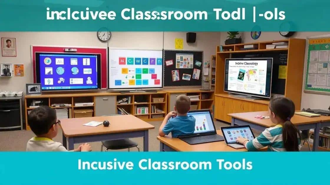 Types of inclusive classroom tools