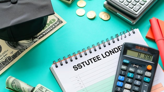 A clear and concise table comparing the features and terms of federal and private student loans, including interest rates, repayment options, and eligibility requirements.