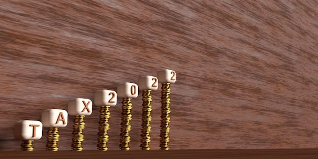 A graph illustrating the changes in tax brackets for different income levels under the new 2025 tax law, comparing them to the previous tax brackets.