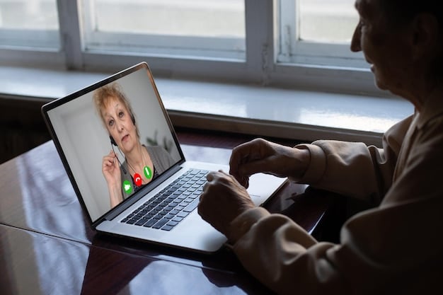 A person teaching an online class via video call, with students engaged and asking questions on their screens.