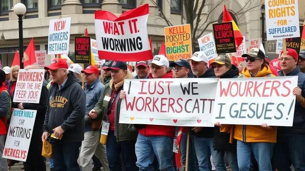 Common strategies used by labor unions
