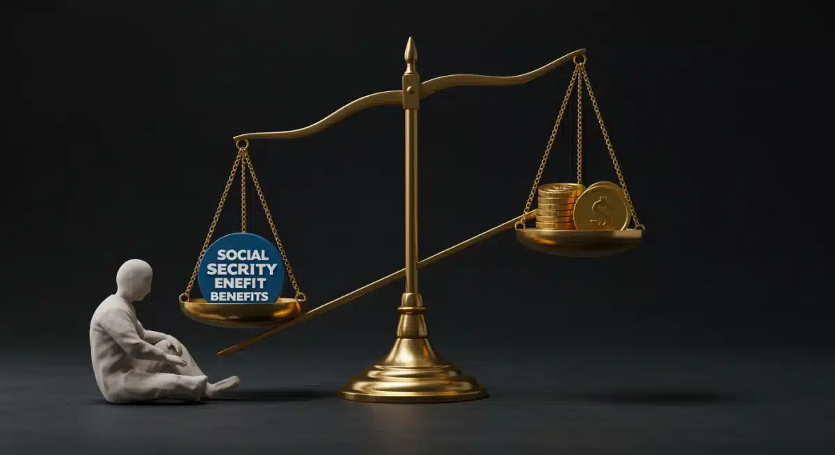 Balancing work and Social Security benefits illustration