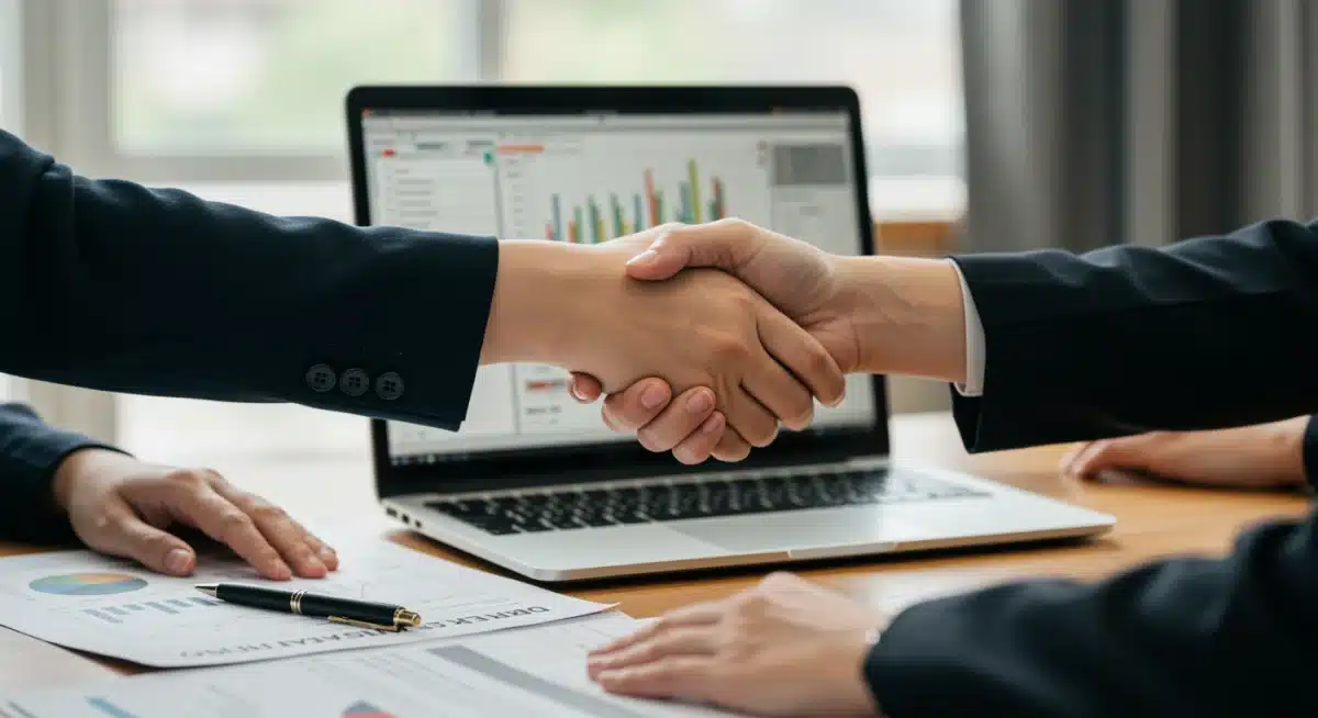 Employee and employer collaborating on payroll, affected by the Social Security tax cap.