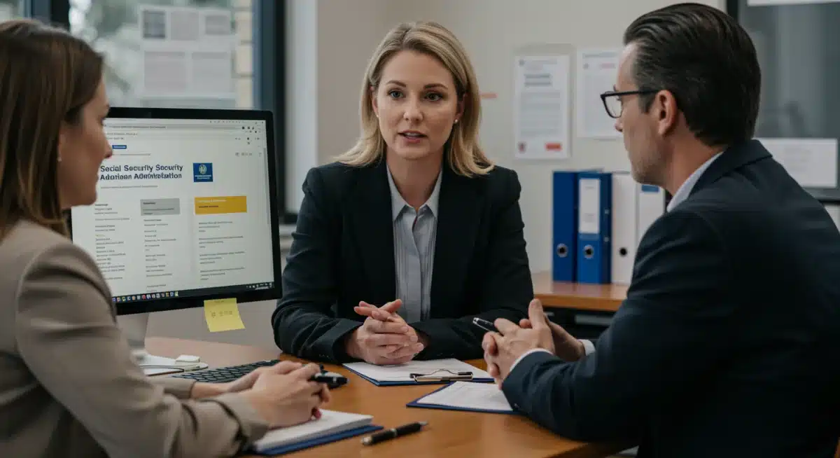 Disability advocate assisting a client with Social Security Disability appeals