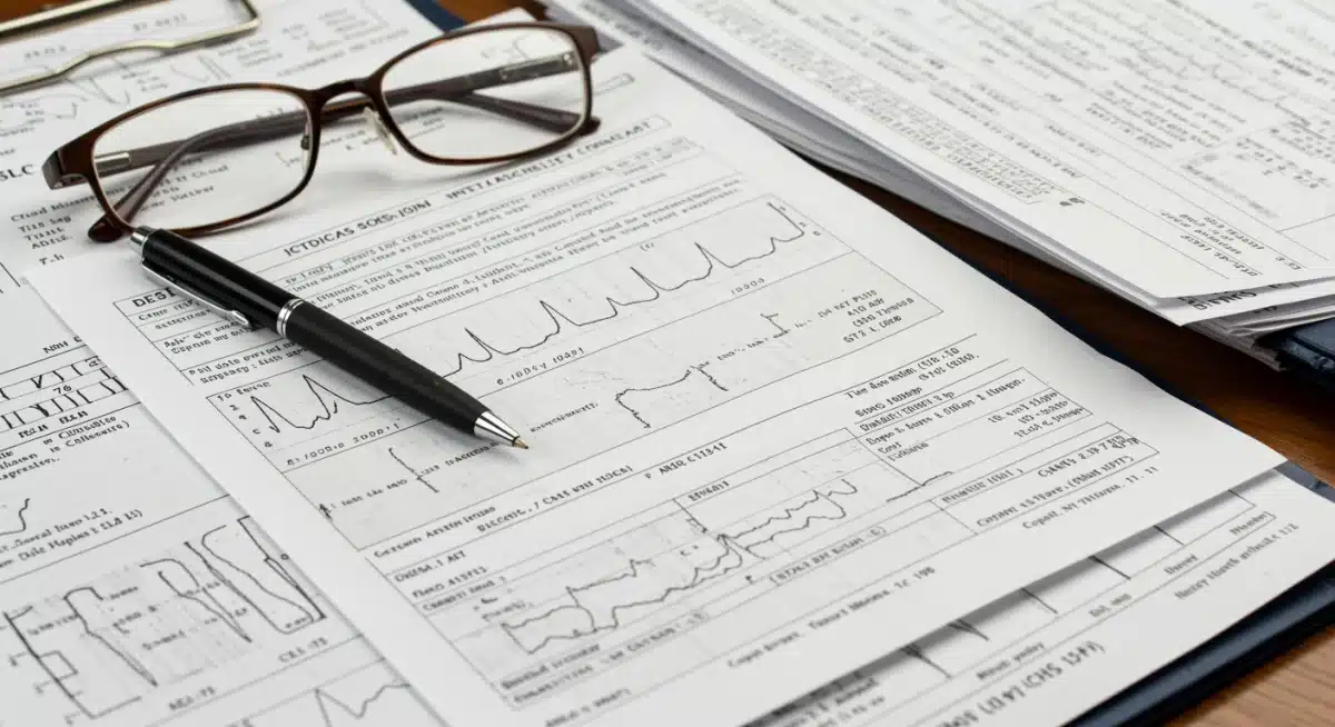 Organized medical records and documents for disability application