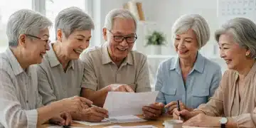 Group of 2026 retirees discussing Social Security spousal benefits