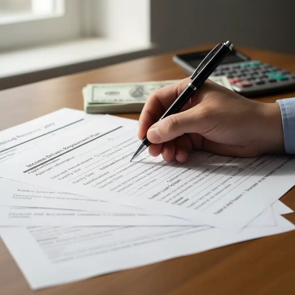 Applying for income-driven student loan repayment plan