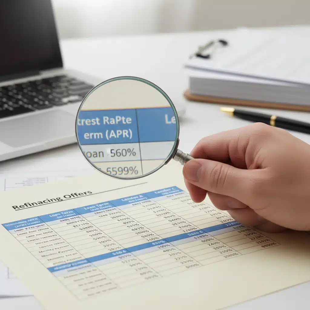 Comparing student loan refinancing offers and interest rates